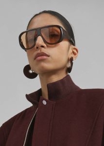 Women Outerwear Arley Oversized Bomber - Burgundy The Frankie Shop Red - Image 4