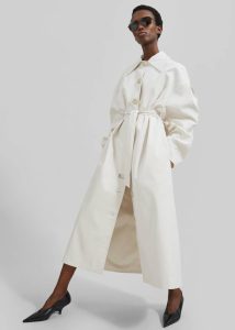 Women Outerwear Beige Callyn Trench Coat - Light Beige The Frankie Shop