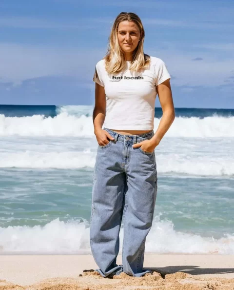 Women Pants Rip Curl X Abrand 95 Baggy Jeans Ariane - Image 2