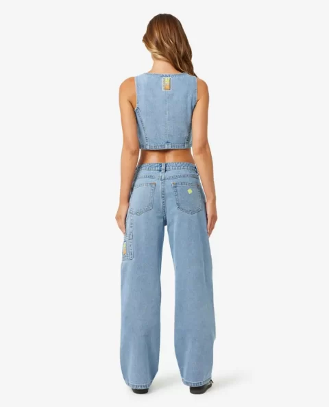Women Pants Rip Curl X Abrand 95 Baggy Jeans Ariane - Image 4
