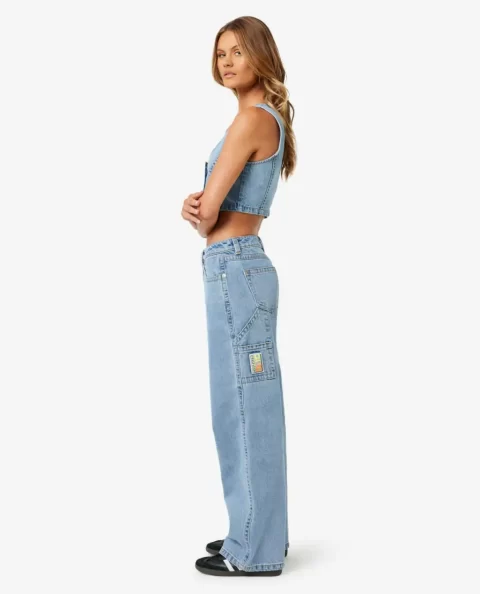 Women Pants Rip Curl X Abrand 95 Baggy Jeans Ariane - Image 5