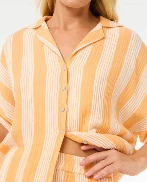 Women Premium Surf Stripe Short Sleeve Shirt Shirts & Tops Rip Curl - Image 5