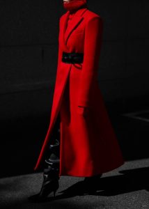 Women Red Outerwear Melva Long Coat - Red The Frankie Shop - Image 4