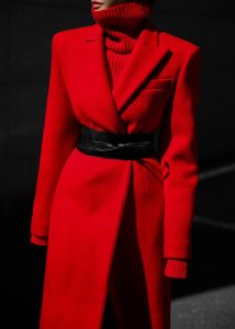 Women Red Outerwear Melva Long Coat - Red The Frankie Shop - Image 5
