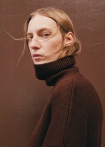 Women Rhea Trapeze Turtleneck - Brown Knitwear The Frankie Shop Brown - Image 2