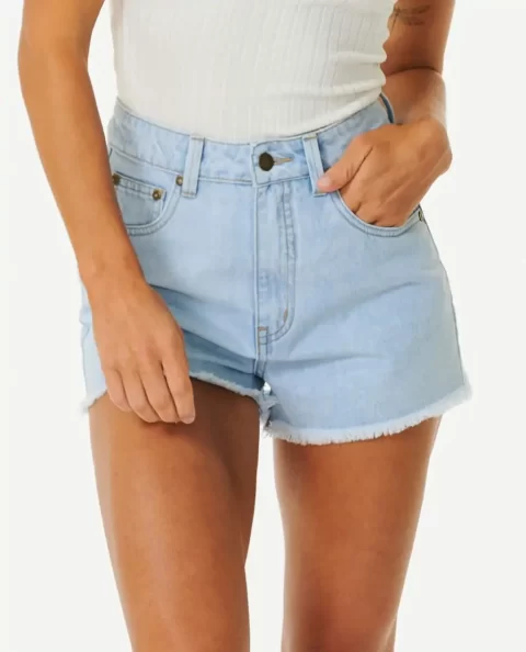Women Rip Curl Amy High Waist Short Shorts - Image 2