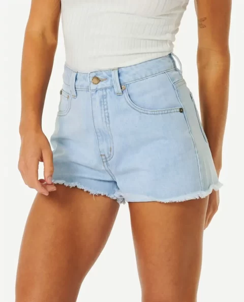 Women Rip Curl Amy High Waist Short Shorts - Image 4