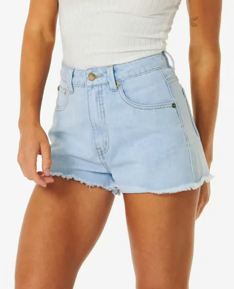 Women Rip Curl Amy High Waist Short Shorts - Image 5
