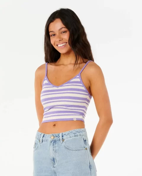 Women Rip Curl Bobbi Stripe Cami Tees & Tanks - Image 3