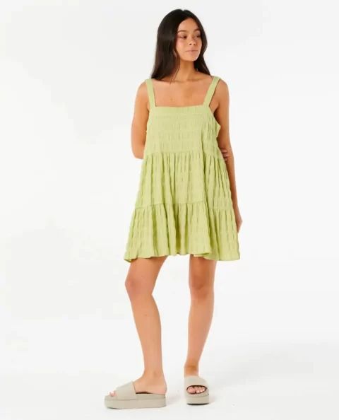 Women Rip Curl Cala Nights Seersucker Mini Dresses & Rompers - Image 4