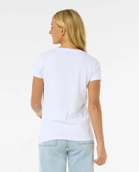 Women Rip Curl Cala V Neck Tee Tees & Tanks - Image 3