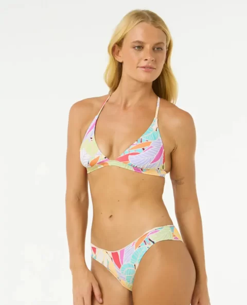 Women Rip Curl Cala Vadella Cross Back Triangle Bikini Top Bikini Bottoms - Image 2