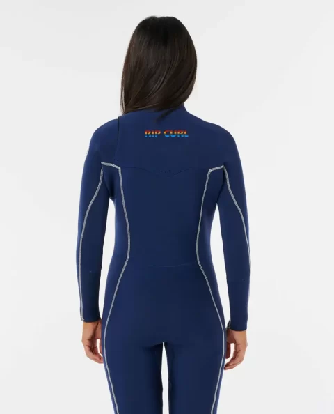Women Rip Curl Fullsuits Stephanie Gilmore Dawn Patrol Chest Zip 3/2 Wetsuit - Image 3