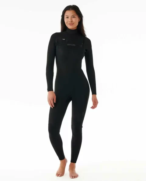 Women Rip Curl Fullsuits Womens Dawn Patrol Chest Zip 3/2 Wetsuit - Image 2
