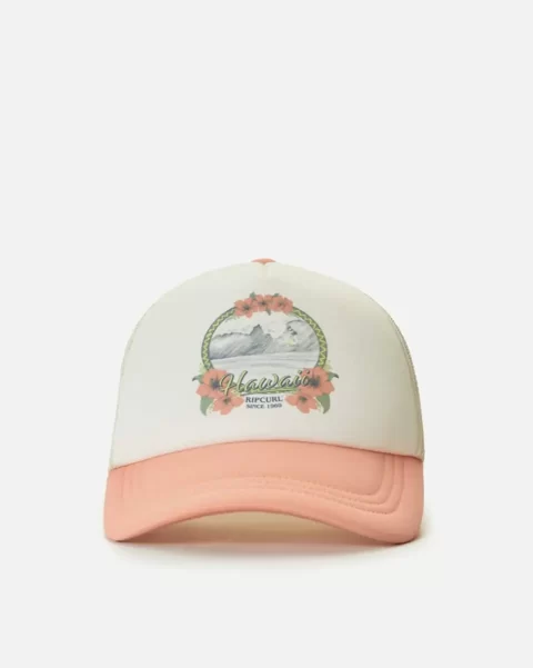 Women Rip Curl Hats & Beanies Hula Surfer Trucker Hat - Image 2