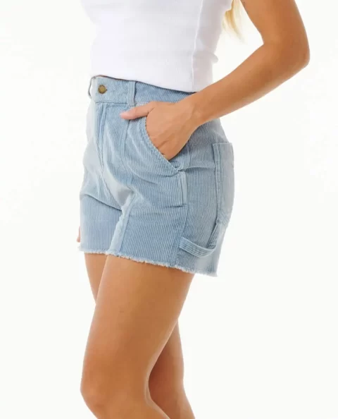 Women Rip Curl Pacific Dreams Cord Short Shorts - Image 2