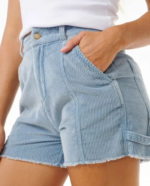 Women Rip Curl Pacific Dreams Cord Short Shorts - Image 5
