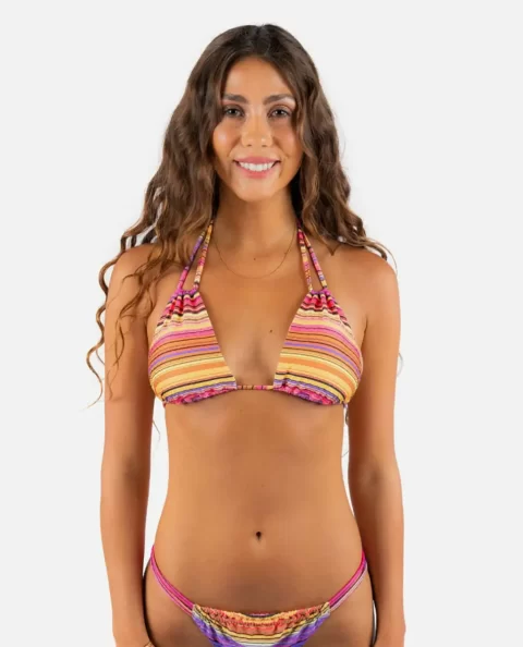 Women Rip Curl Palapa Convertible Sliding Tri Bikini Top Bikini Tops