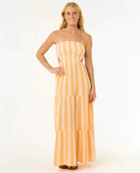 Women Rip Curl Premium Surf Stripe Maxi Dress Dresses & Rompers - Image 4
