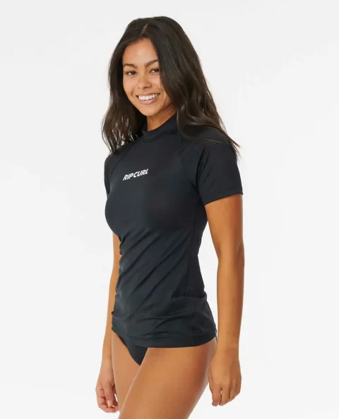 Women Rip Curl Rash Guards Classic Surf Short Sleeve Uv Rash Guard - Image 3