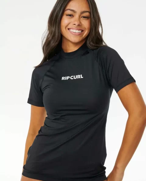 Women Rip Curl Rash Guards Classic Surf Short Sleeve Uv Rash Guard - Image 5