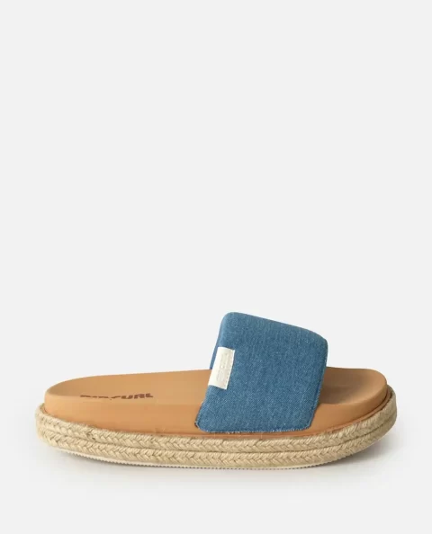 Women Rip Curl Sandals Premium Surf Bloom Espadrille Slides - Image 5