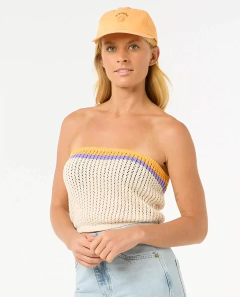 Women Rip Curl Shirts & Tops Cala Vadella Crochet Top - Image 2
