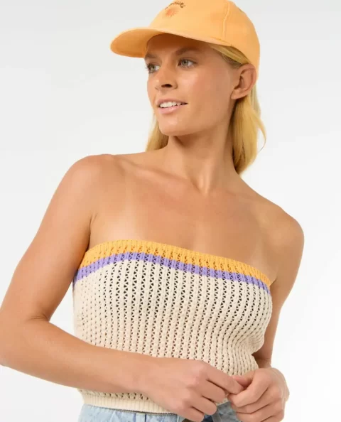 Women Rip Curl Shirts & Tops Cala Vadella Crochet Top