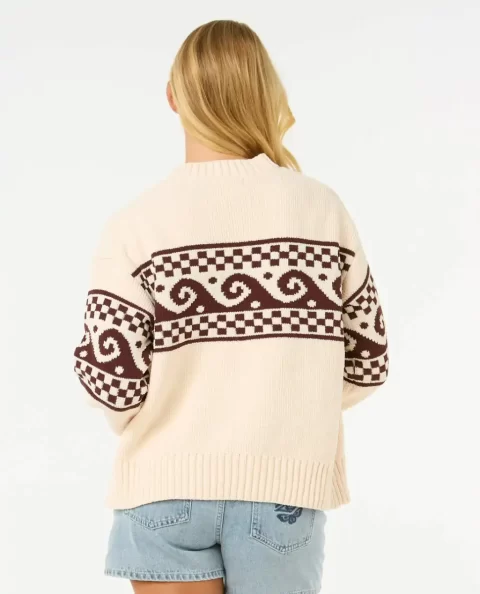 Women Rip Curl Soleil Knit Crew Sweaters - Image 3