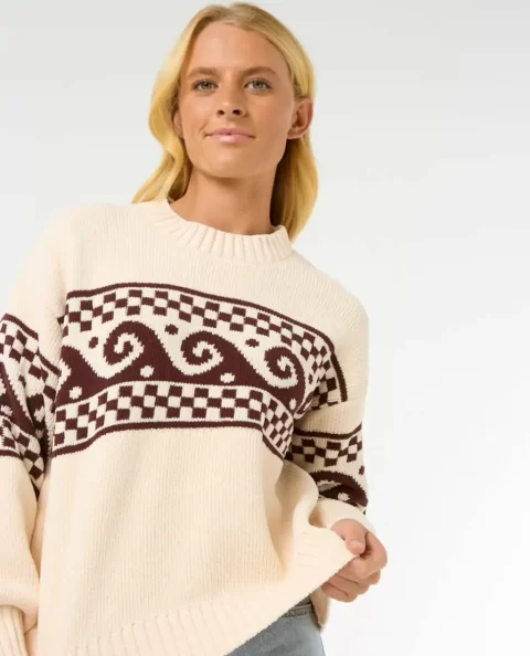 Women Rip Curl Soleil Knit Crew Sweaters