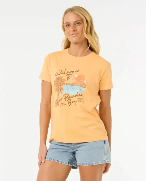 Women Rip Curl Tees & Tanks Paradise Bay Standard Tee - Image 2