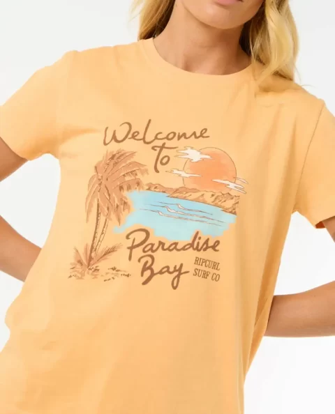 Women Rip Curl Tees & Tanks Paradise Bay Standard Tee - Image 5