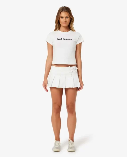 Women Rip Curl X Abrand 99 Pleated Skirt Skirts - Image 5