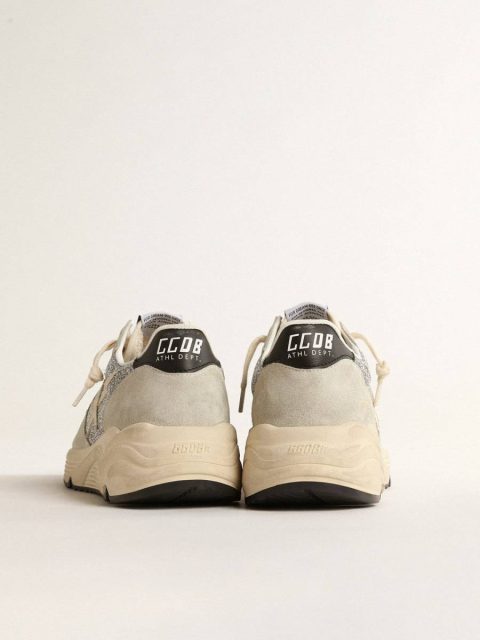 Women Running Sole Embellished With Swarovski Crystals And Ivory Star Running Sole Golden Goose - Image 4