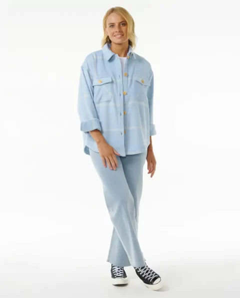 Women Shirts & Tops Rip Curl The Search Flannel Shirt - Image 4
