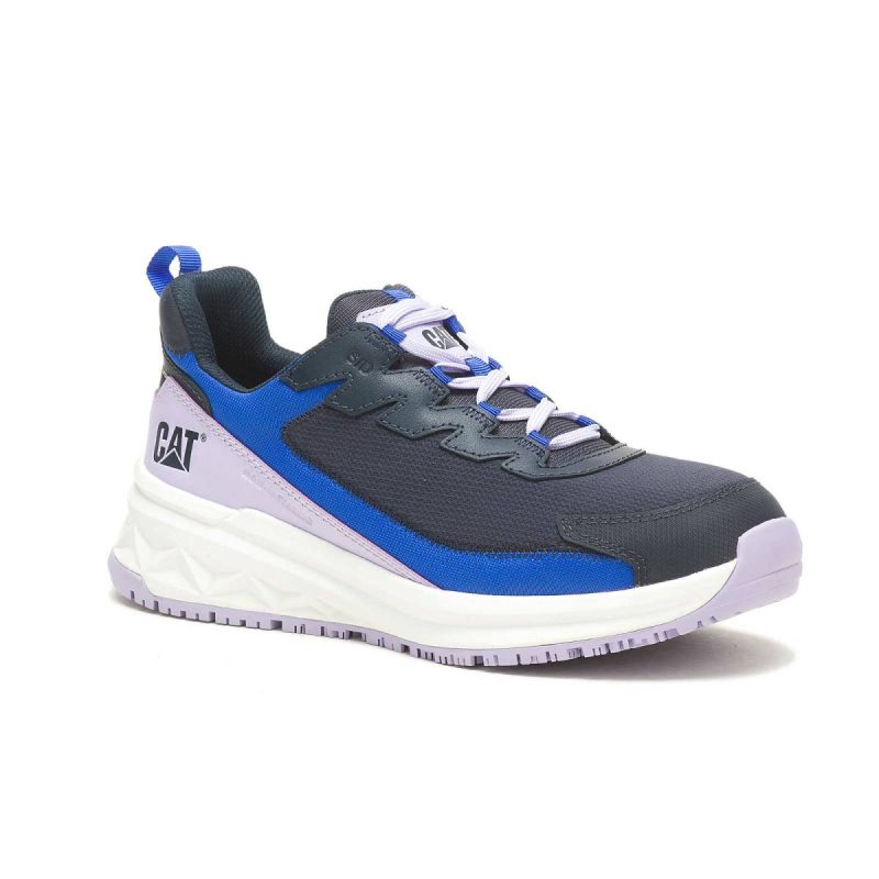 Women Shoes Women's Streamline Runner Carbon Composite Toe Static Dissipative Work Shoe Cat Total Eclipse - Image 3