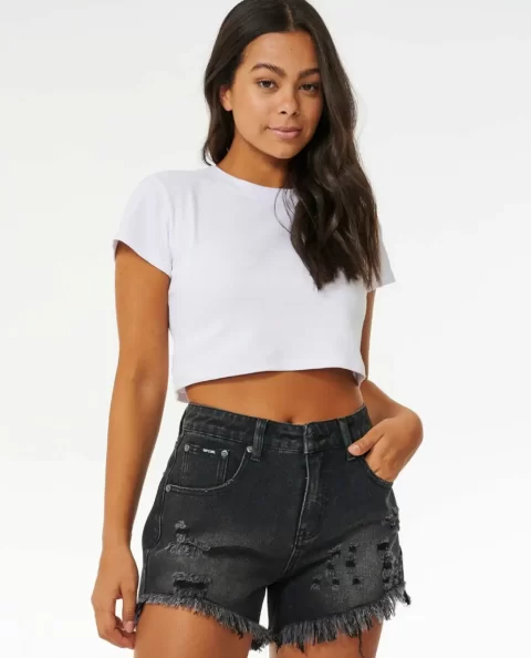 Women Sophie Denim Short Ii Rip Curl Shorts