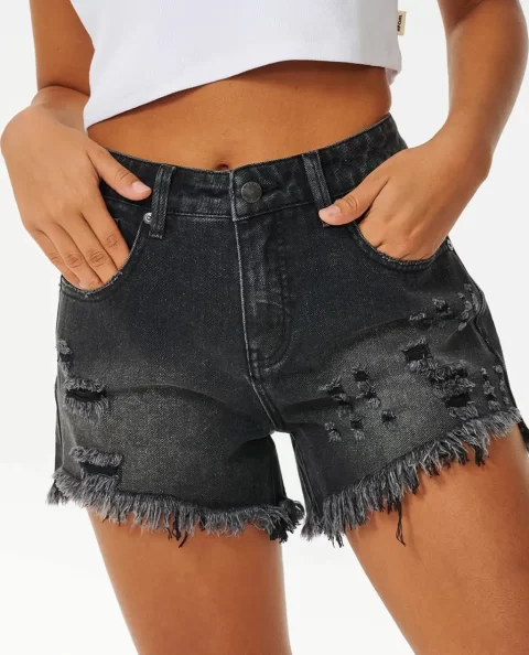 Women Sophie Denim Short Ii Rip Curl Shorts - Image 5