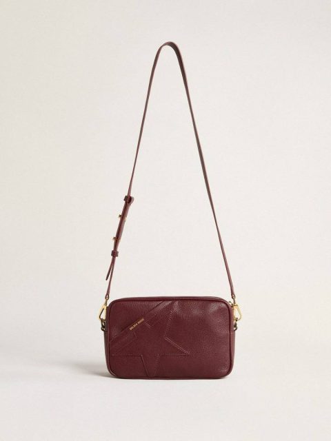 Women Star Bag In Wine-Red Leather With Tone-On-Tone Star Wine Red Crossbody Bags Golden Goose - Image 2