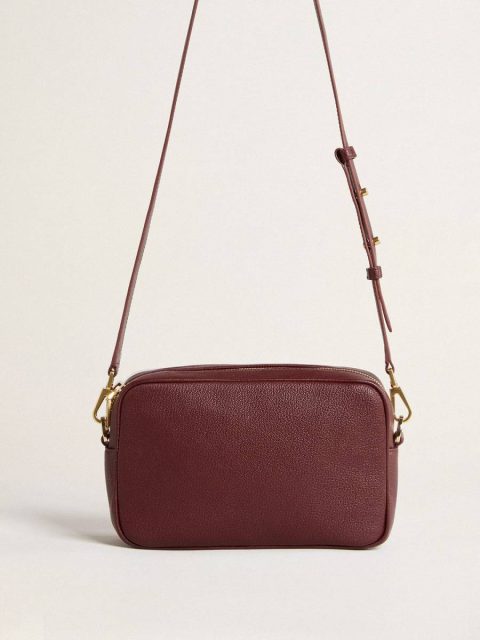 Women Star Bag In Wine-Red Leather With Tone-On-Tone Star Wine Red Crossbody Bags Golden Goose - Image 4