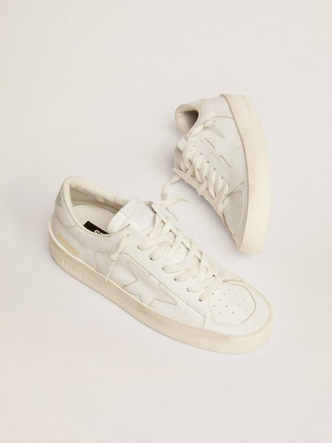 Women Stardan Women's Stardan In Total White Leather Golden Goose - Image 2
