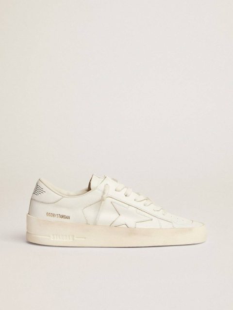 Women Stardan Women's Stardan In Total White Leather Golden Goose