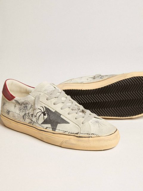 Women Super-Star Haus Of Dreamers Exclusive Women’s Super-Star In Ice Gray Crust Leather Golden Goose - Image 3