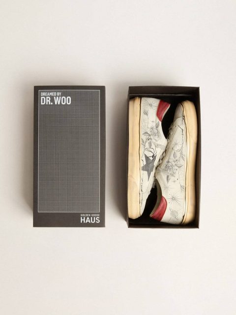 Women Super-Star Haus Of Dreamers Exclusive Women’s Super-Star In Ice Gray Crust Leather Golden Goose - Image 5