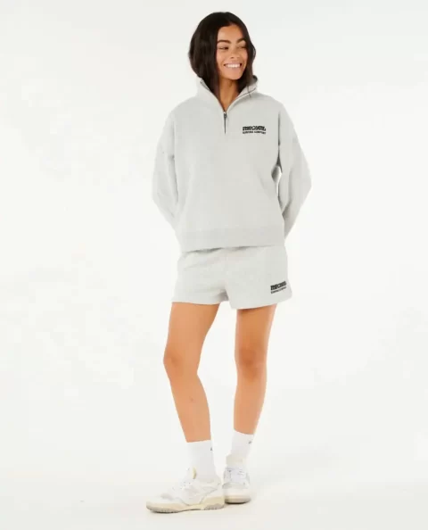 Women Surf Puff 1/4 Zip Rip Curl Hoodies & Fleece - Image 4
