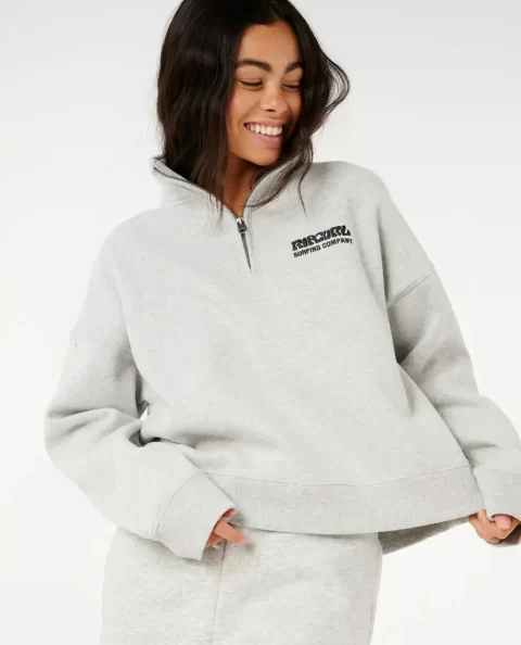 Women Surf Puff 1/4 Zip Rip Curl Hoodies & Fleece