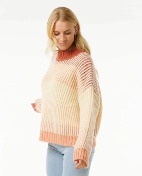 Women Sweaters Soleil Rib Knit Crew Rip Curl - Image 2