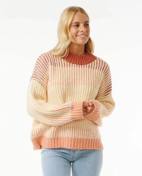Women Sweaters Soleil Rib Knit Crew Rip Curl