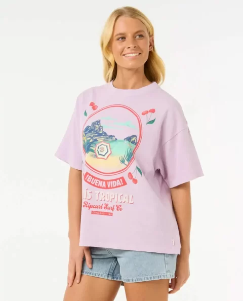 Women Tees & Tanks Rip Curl Cove Heritage Tee - Image 2