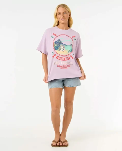 Women Tees & Tanks Rip Curl Cove Heritage Tee - Image 4